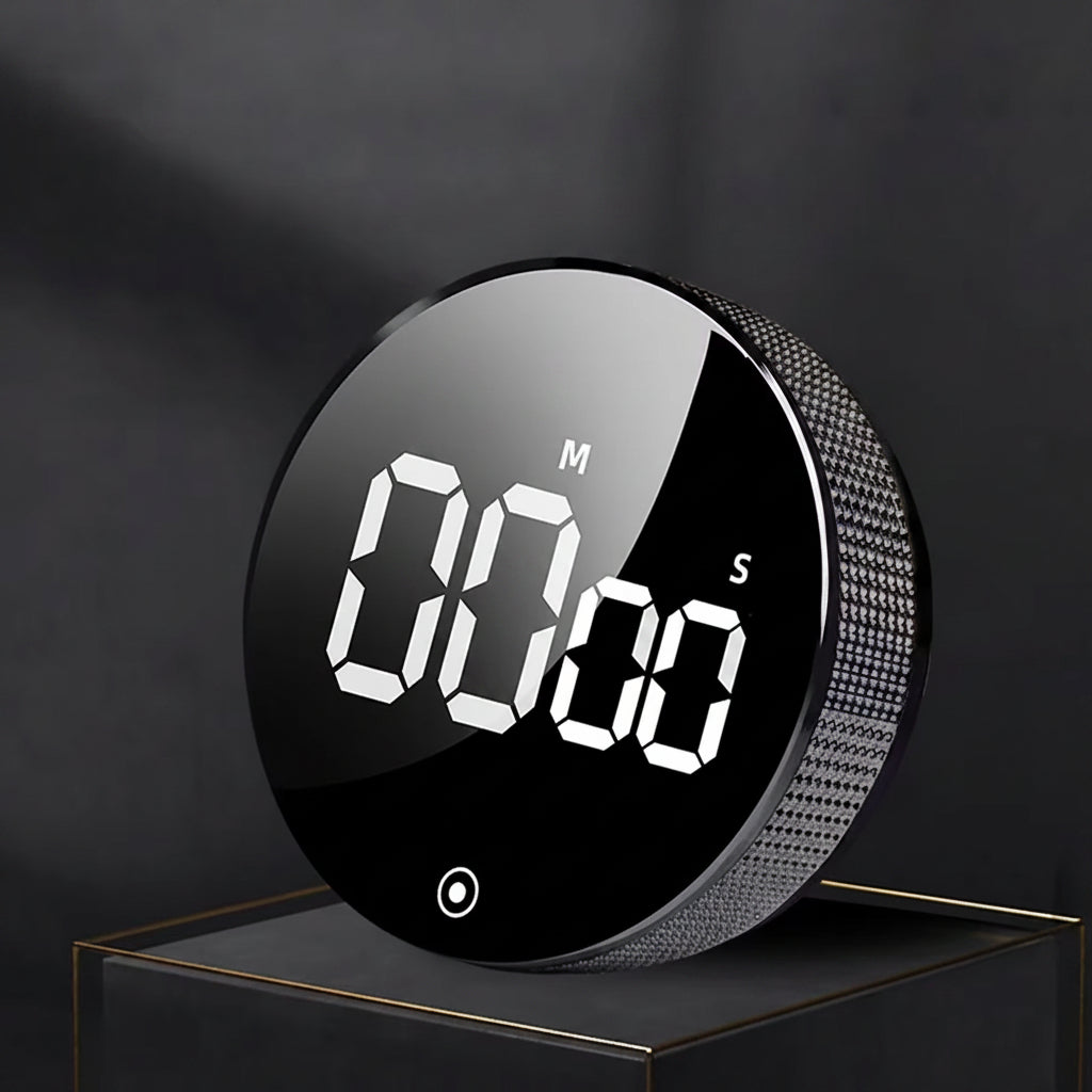 DINRGO Magnetic Kitchen Timer Digital Timer Manual Countdown Rotary Timer Mechanical Cooking Timer Cooking Shower Stopwatch