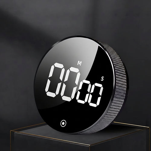 DINRGO Magnetic Kitchen Timer Digital Timer Manual Countdown Rotary Timer Mechanical Cooking Timer Cooking Shower Stopwatch